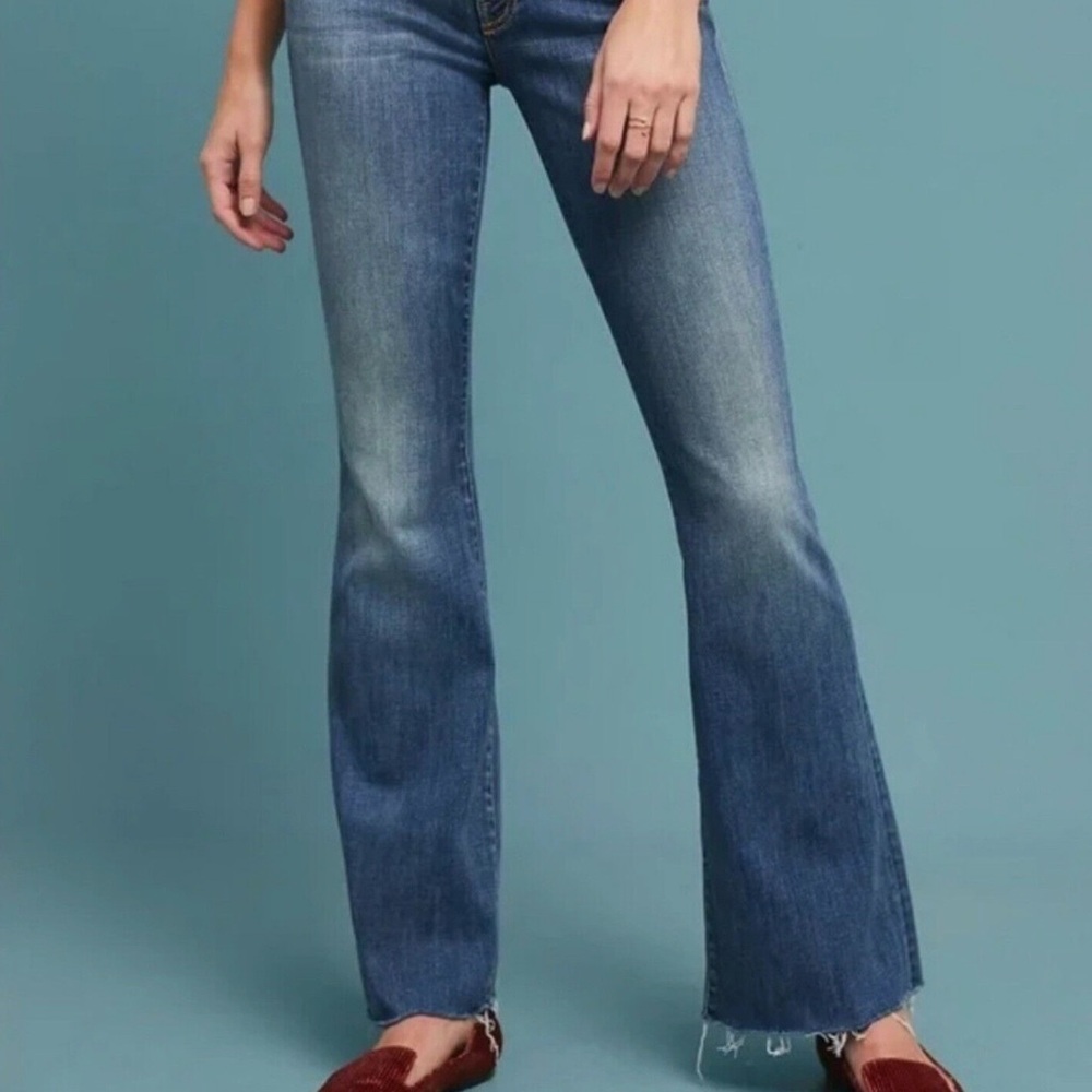 NWT MOTHER The Weekender Fray Flare